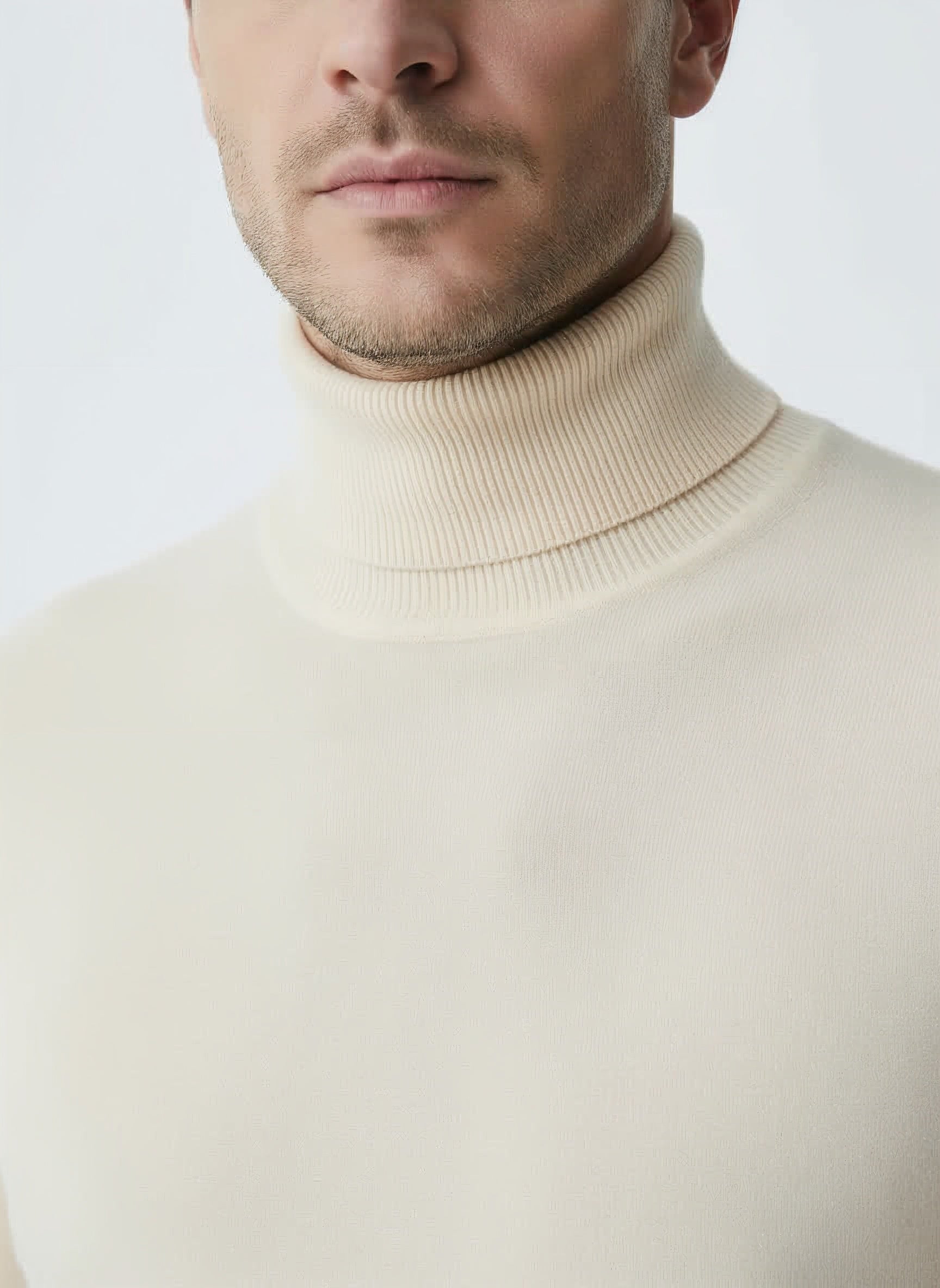 100% Merino Wool Essential Turtleneck