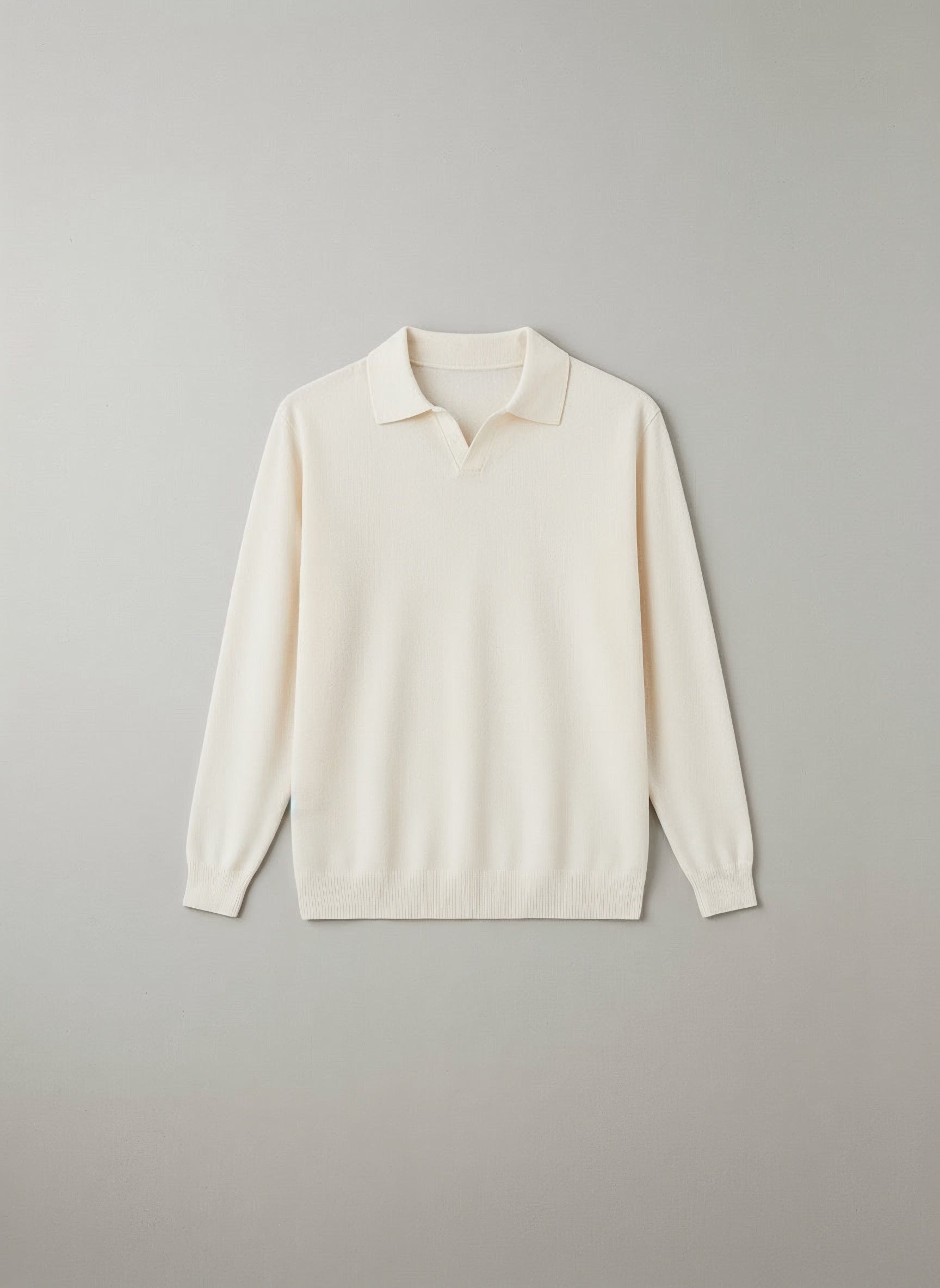 100% Merino Wool Knit Polo