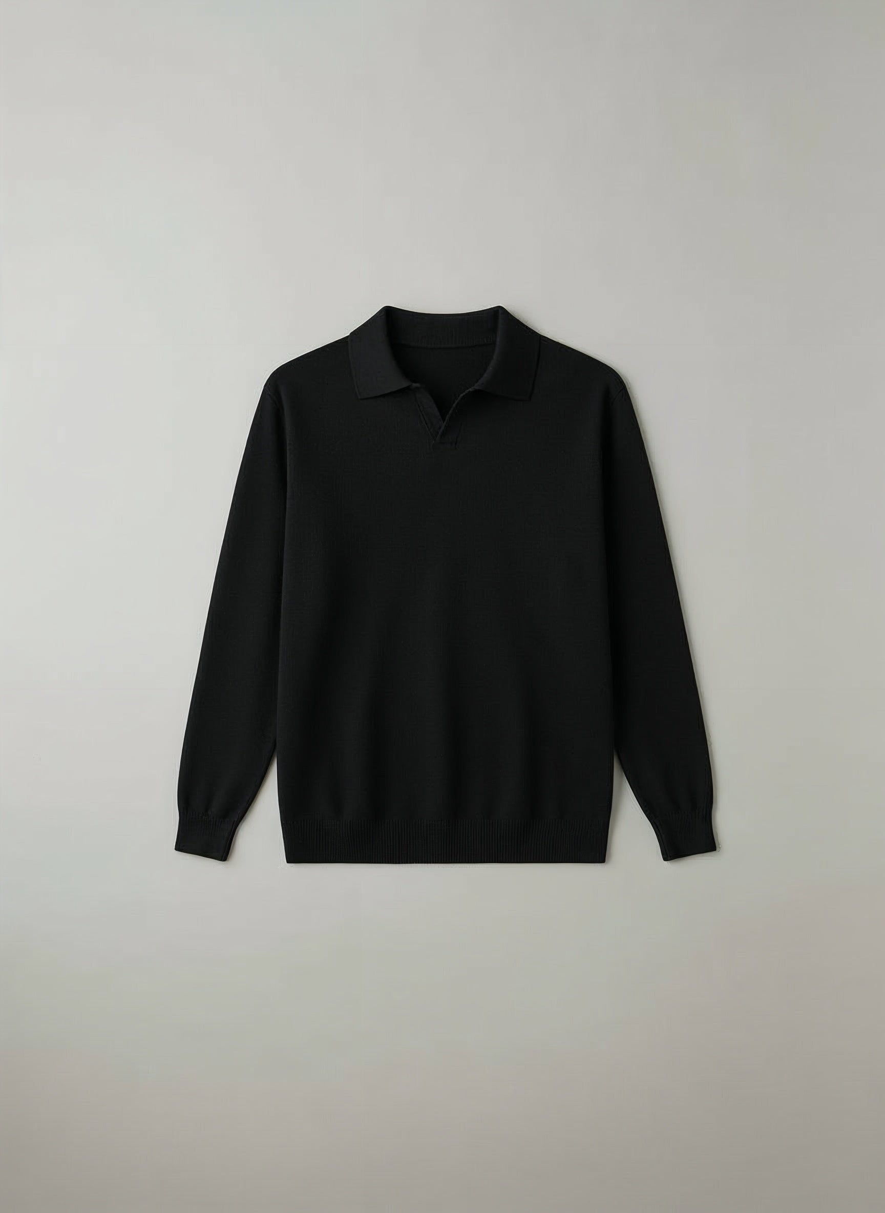 100% Merino Wool Knit Polo