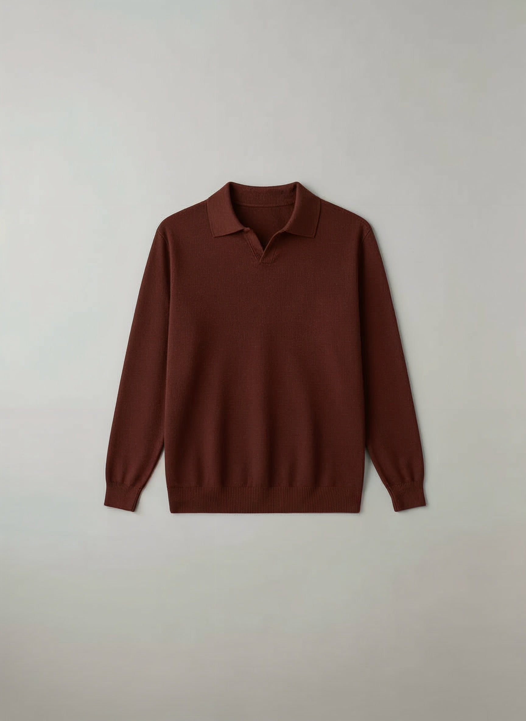 100% Merino Wool Knit Polo